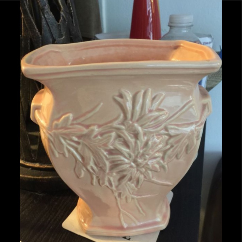 McCoy Orange Vase Ex Cond